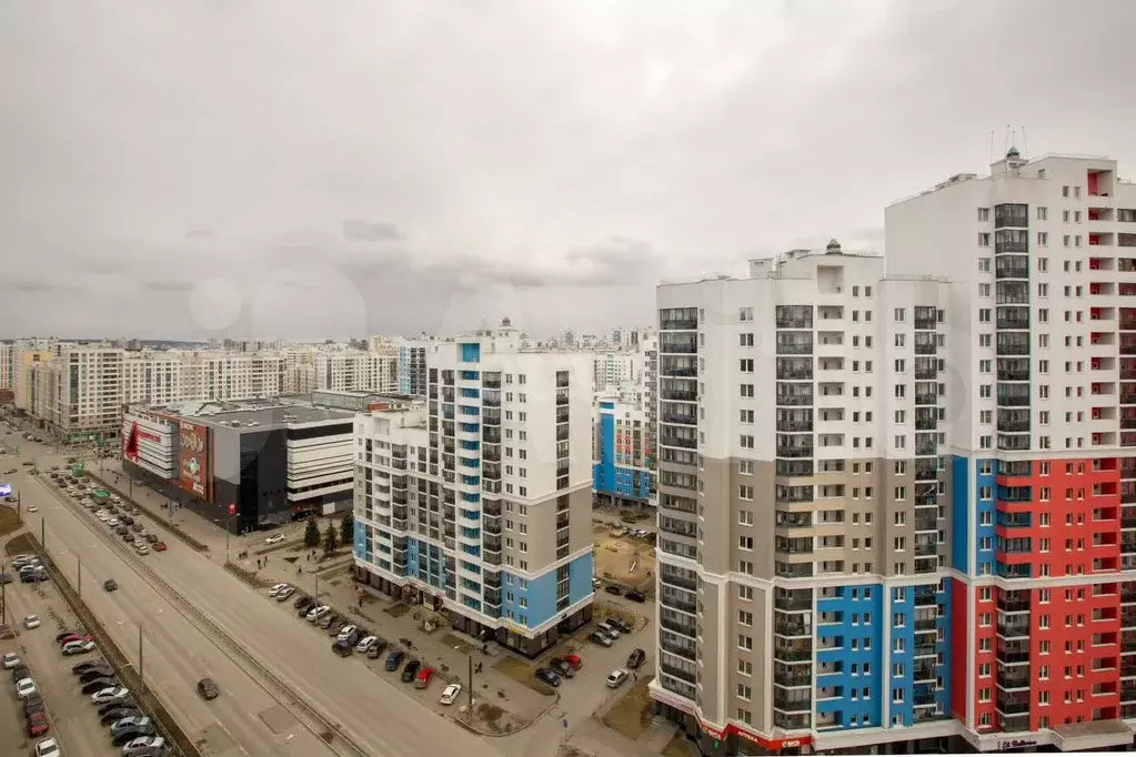 1-к. квартира, 44 м, 17/21 эт. - Фото 1