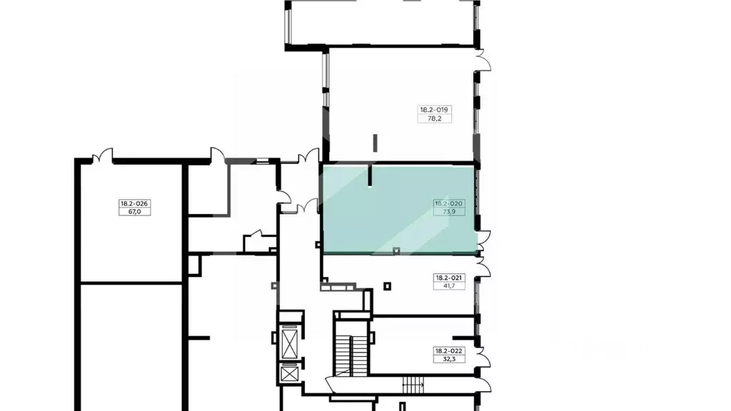 Помещение свободного назначения в Москва бул. Скандинавский, 23к2 (74 ... - Фото 2
