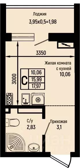 Студия Краснодарский край, Туапсинский муниципальный округ, с. Небуг ... - Фото 0