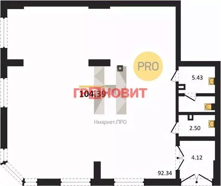 Помещение свободного назначения в Новосибирская область, Новосибирск ... - Фото 1