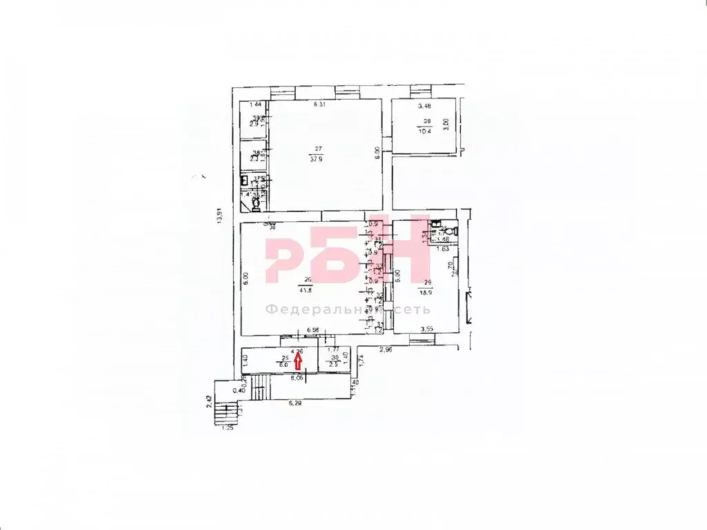 Офис в Тюменская область, Тюмень ул. Василия Гольцова, 22 (132 м) - Фото 2