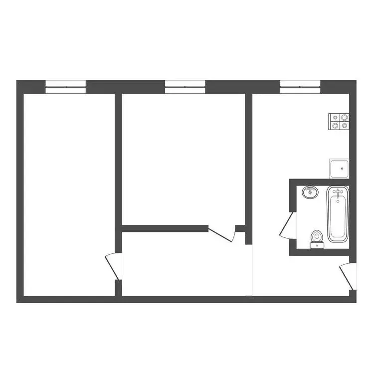 2-комнатная квартира: Тула, улица Седова, 41А (45.5 м) - Фото 0