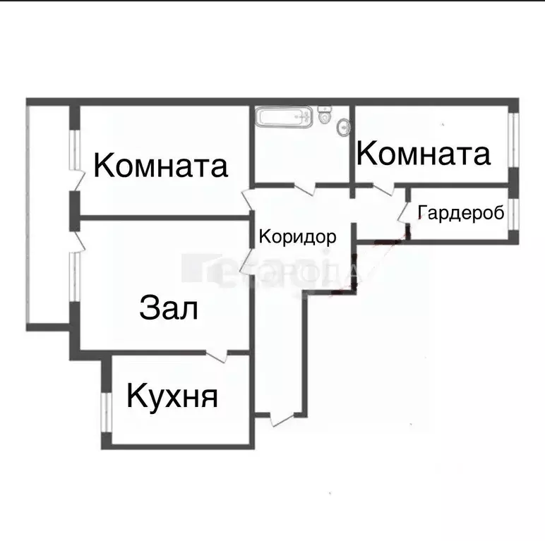 3-к кв. Алтайский край, Барнаул ул. Антона Петрова, 247А (114.9 м) - Фото 1