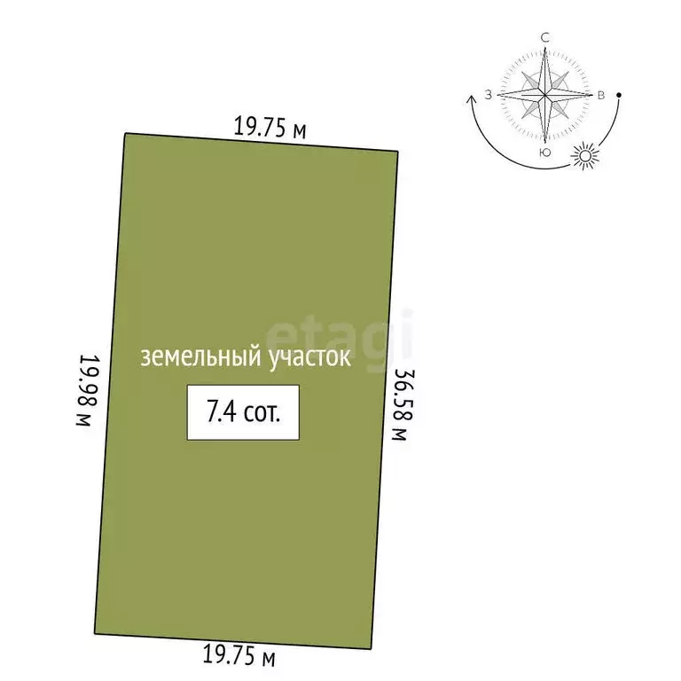 Участок в Ишим, улица Валерия Медведева (7 м) - Фото 1