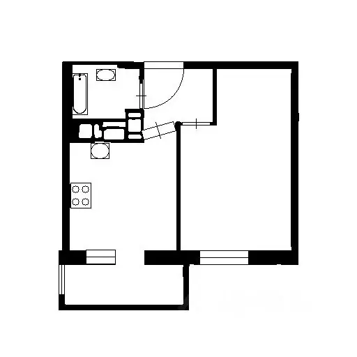 1-к кв. Ленинградская область, Мурино Всеволожский район, просп. ... - Фото 2