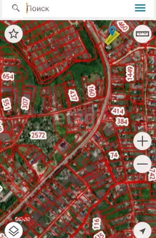 Участок в Орловский муниципальный округ, село Плещеево (15 м) - Фото 1
