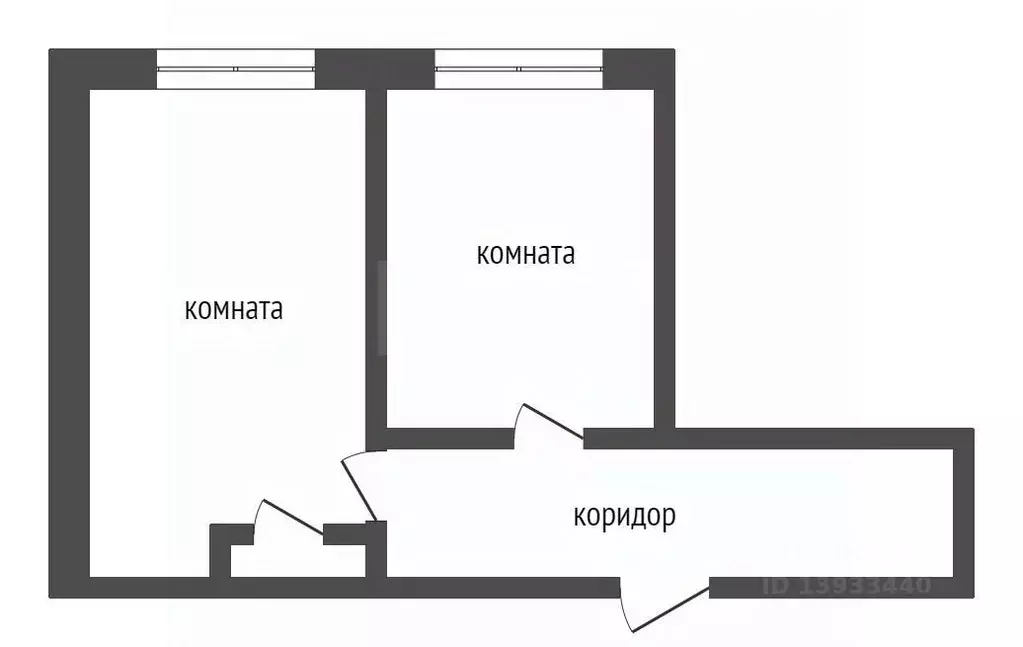 Комната Тюменская область, Тюмень ул. Станционная, 24 (35.9 м) - Фото 2