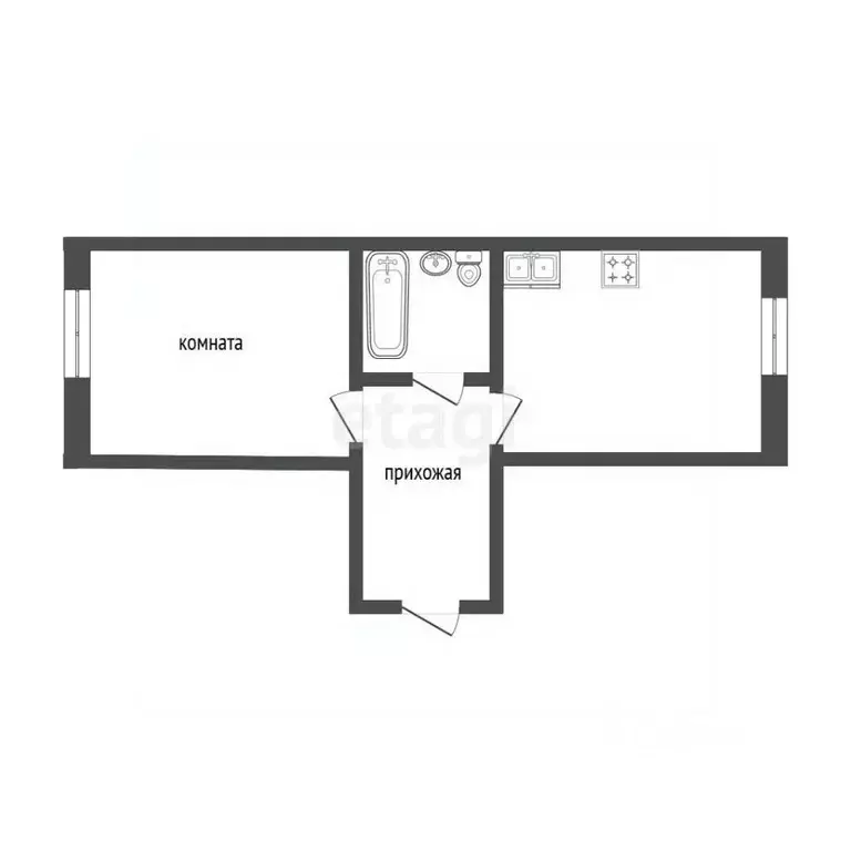 1-к кв. Самарская область, Самара бул. Ивана Финютина, 78 (37.3 м) - Фото 2
