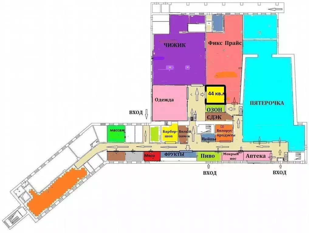 Торговая площадь в Новосибирская область, Новосибирск ул. ... - Фото 1