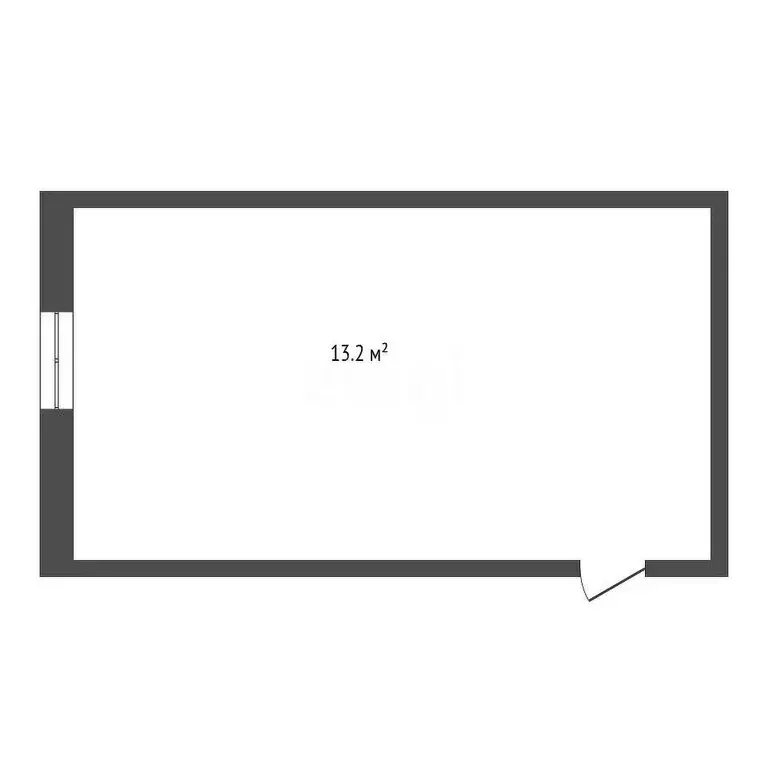 1к в -комнатной квартире (13.2 м) - Фото 1