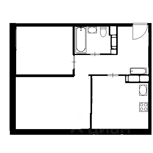 2-к кв. Москва Тайнинская ул., 9к1 (50.0 м) - Фото 1