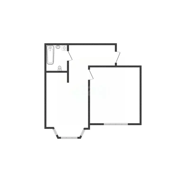 1-к кв. Курская область, Курчатов Молодежная ул., 3 (23.1 м) - Фото 1