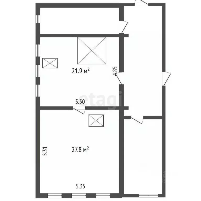 Дом в Владимирская область, Гусь-Хрустальный муниципальный округ, с. ... - Фото 2