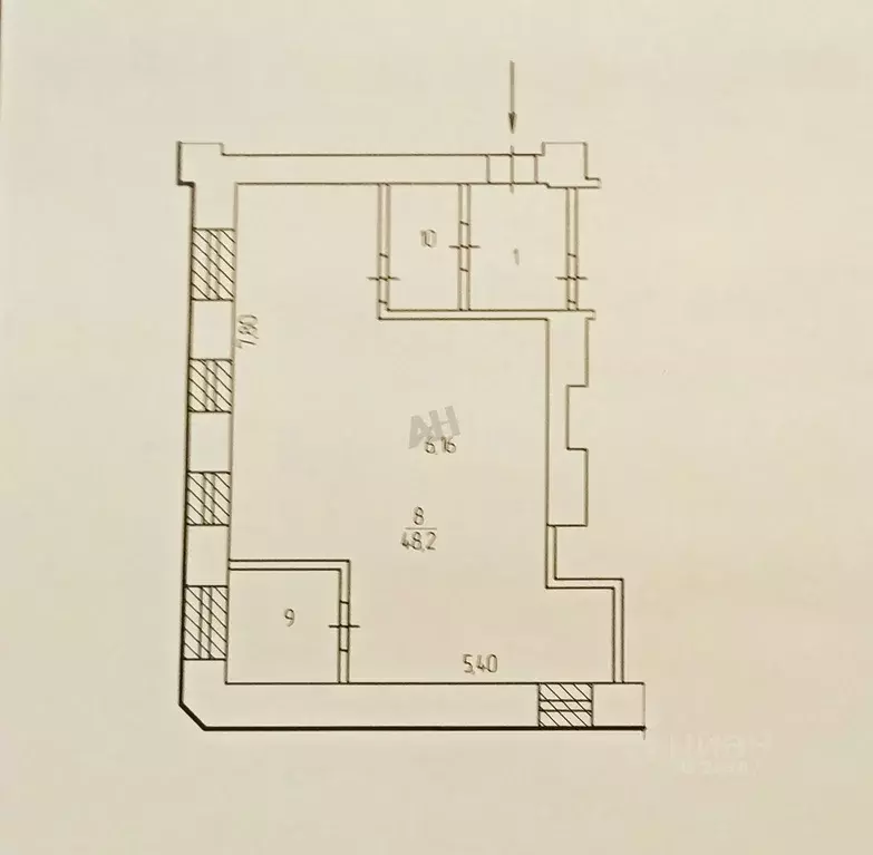 Помещение свободного назначения в Москва Яузский бул., 13С3 (58 м) - Фото 2