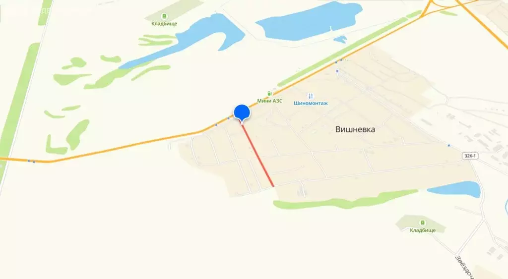 Участок в село Вишнёвка, улица Мира, 12 (13.61 м) - Фото 2
