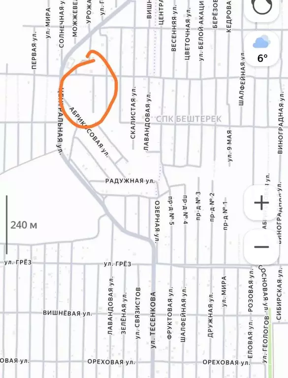 Участок в Крым, Симферопольский район, Урожайновское с/пос, Бештерек ... - Фото 2