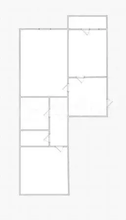 2-к. квартира, 53,9 м, 5/5 эт. - Фото 0