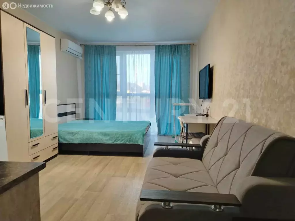 Квартира-студия: село Мысхако, Счастливый переулок, 26 (27.7 м) - Фото 0