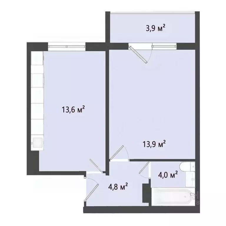 1-к кв. Омская область, Омск просп. Королева, 7 (36.1 м) - Фото 0