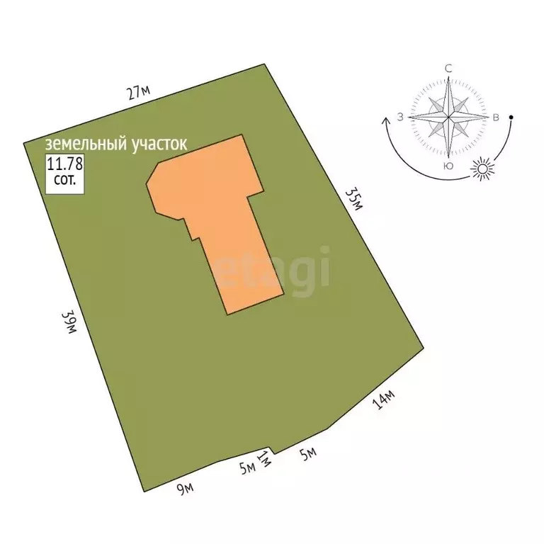 Дом в Саха (Якутия), Якутск Гагаринский округ,  (329 м) - Фото 2