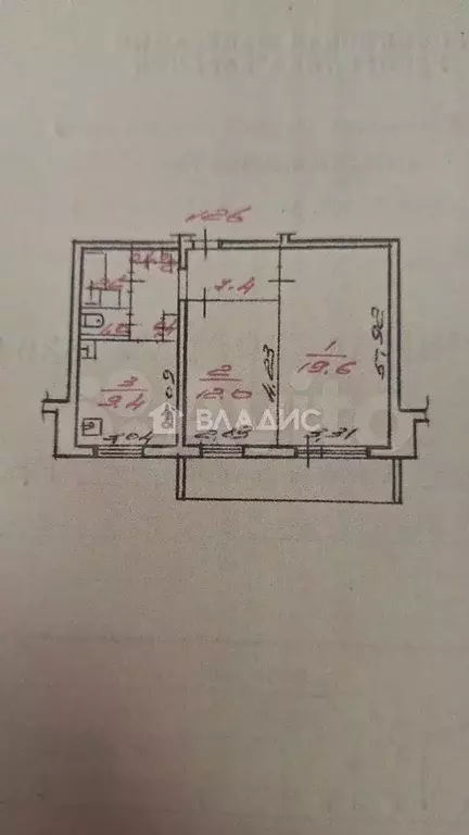 2-к. квартира, 60 м, 4/5 эт. - Фото 0