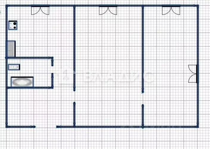 2-к кв. Пензенская область, Пенза ул. Металлистов, 12 (38.0 м) - Фото 2