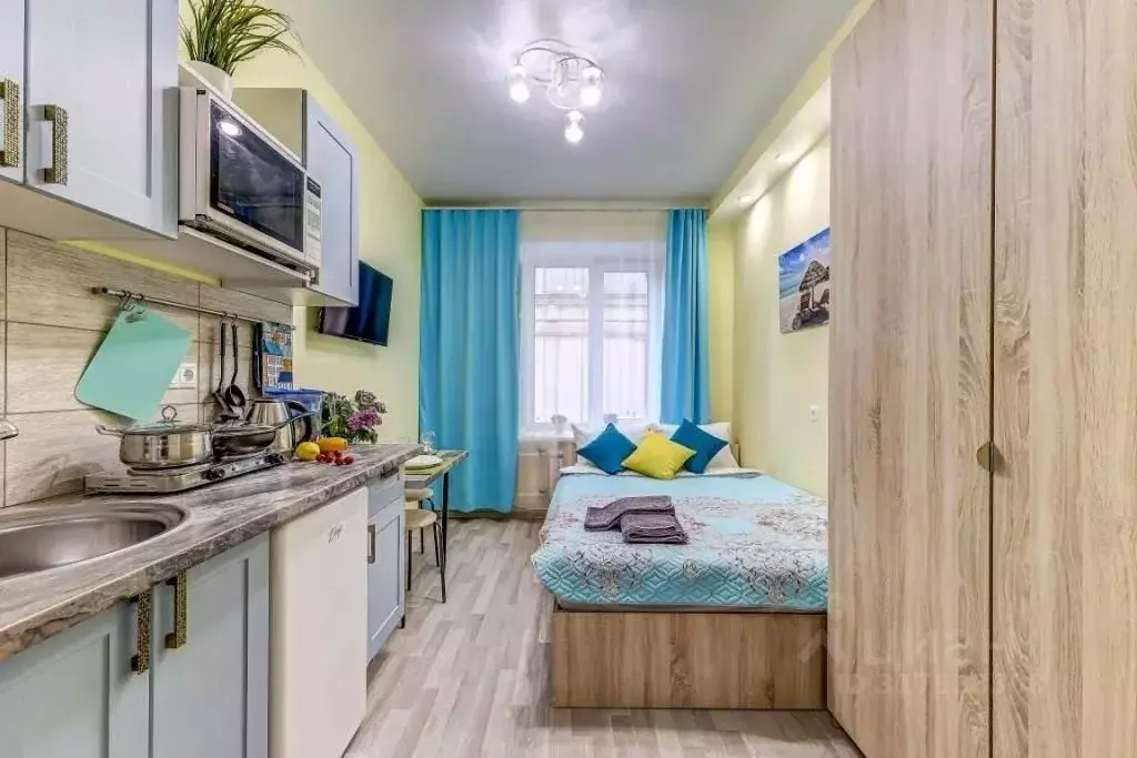 1-к кв. Санкт-Петербург наб. Обводного Канала, 83 (17.0 м) - Фото 1