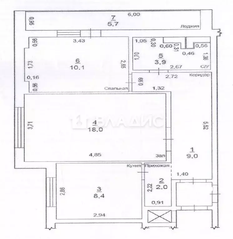 2-к кв. Калининградская область, Калининград ул. Лилии Иванихиной, 10 ... - Фото 2