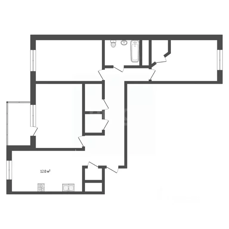 3-к кв. Московская область, Лобня ул. Ленина, 71 (72.4 м) - Фото 2