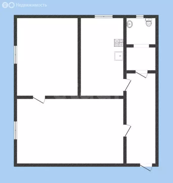 2-комнатная квартира: Нерехта, Нерехтская улица, 42 (37.2 м) - Фото 0