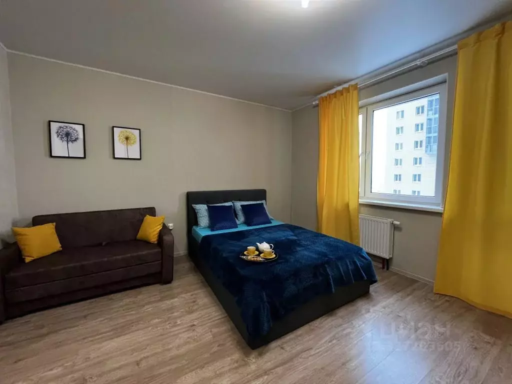 1-к кв. Татарстан, Казань ул. Рауиса Гареева, 109 (30.0 м) - Фото 1