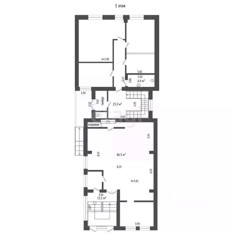 Торговая площадь в Ростовская область, Ростов-на-Дону Красноармейская ... - Фото 1