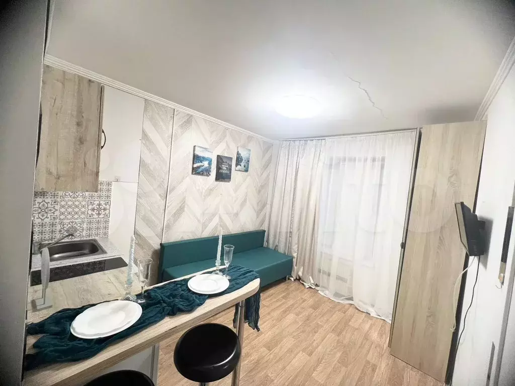 1-к. квартира, 14 м, 1/9 эт. - Фото 0