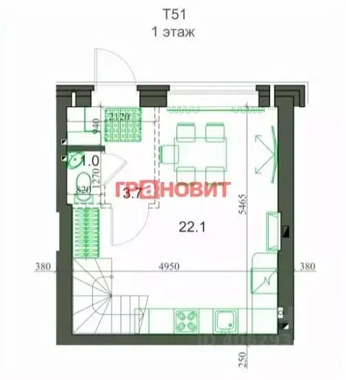 3-к кв. Новосибирская область, Новосибирский район, Мичуринский ... - Фото 1