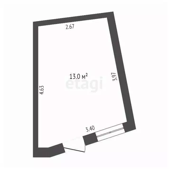 1-к кв. Крым, Ялта ул. Кирова, 49 (13.0 м) - Фото 1