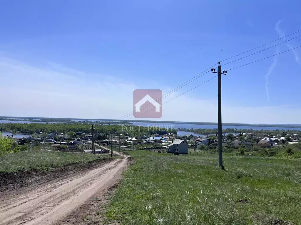 Участок в Саратовская область, Воскресенский район, с. Чардым Волжская ... - Фото 1