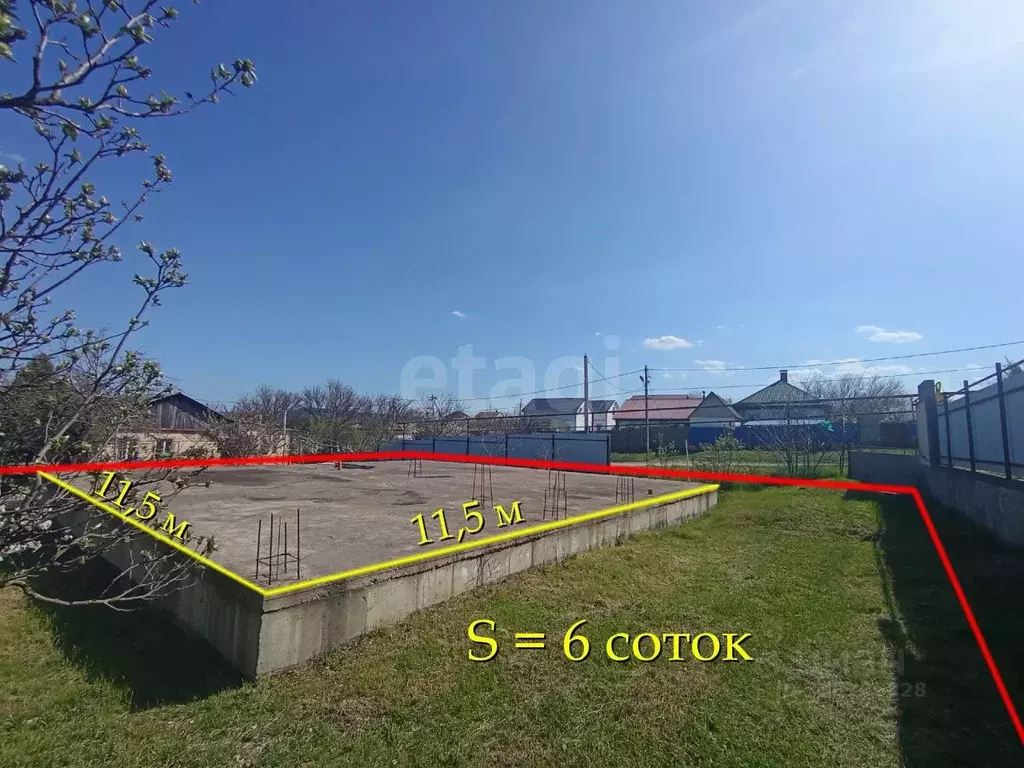 Участок в Краснодарский край, Новороссийск городской округ, Раевская ... - Фото 1