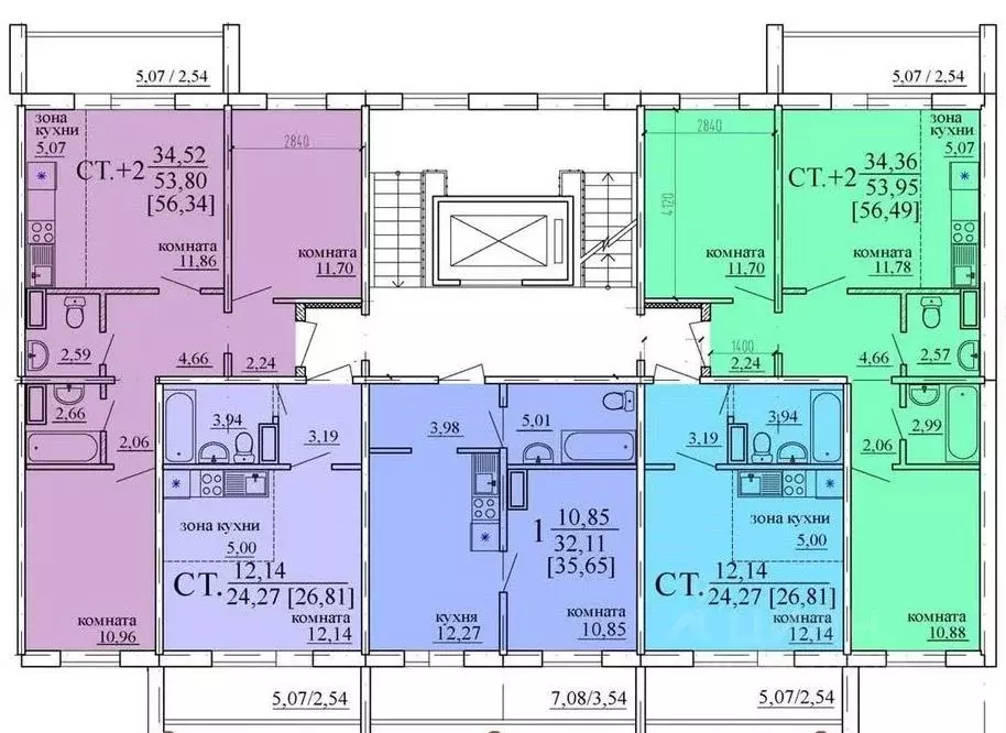 1-к кв. Челябинская область, Копейск Республиканская ул., 2А (35.6 м) - Фото 1