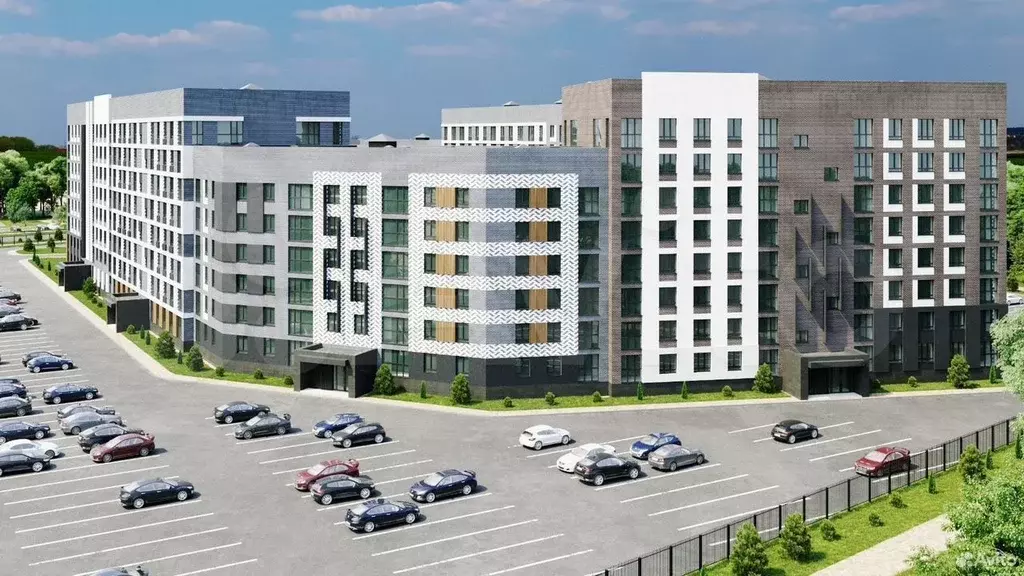 1-к. квартира, 44,6 м, 1/8 эт. - Фото 1