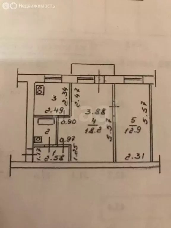 2-комнатная квартира: Липецк, Звёздная улица, 15/2 (25 м) - Фото 1
