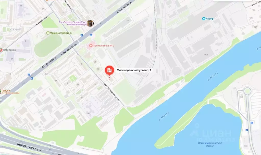 Свободной планировки кв. Московская область, Красногорск Москворецкий ... - Фото 1