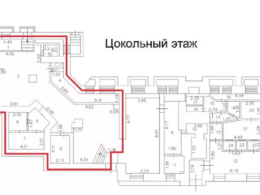 Помещение свободного назначения в Москва ул. Земляной Вал, 34С3а (113 ... - Фото 2