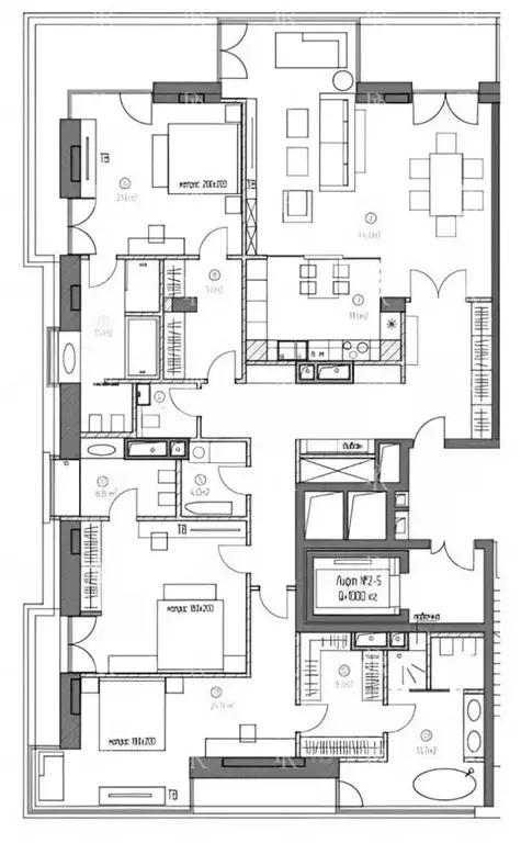 5-к кв. Москва Минская ул., 2Вк6 (208.7 м) - Фото 1