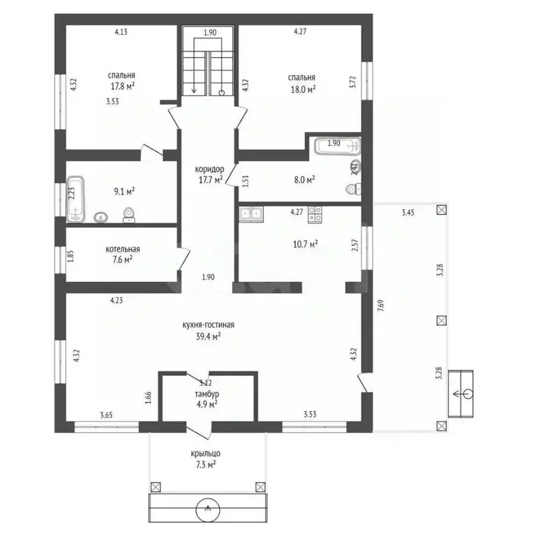 Дом в Тюменская область, Тюмень Яблонька СНТ,  (160 м) - Фото 2