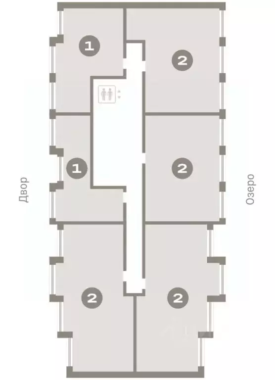 1-к кв. Тюменская область, Тюмень ул. Муравленко, 9/2 (42.87 м) - Фото 2