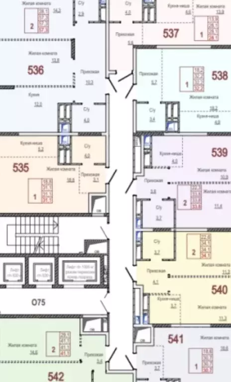 1-к кв. Московская область, Долгопрудный Парковая ул., 46к1 (28.1 м) - Фото 2