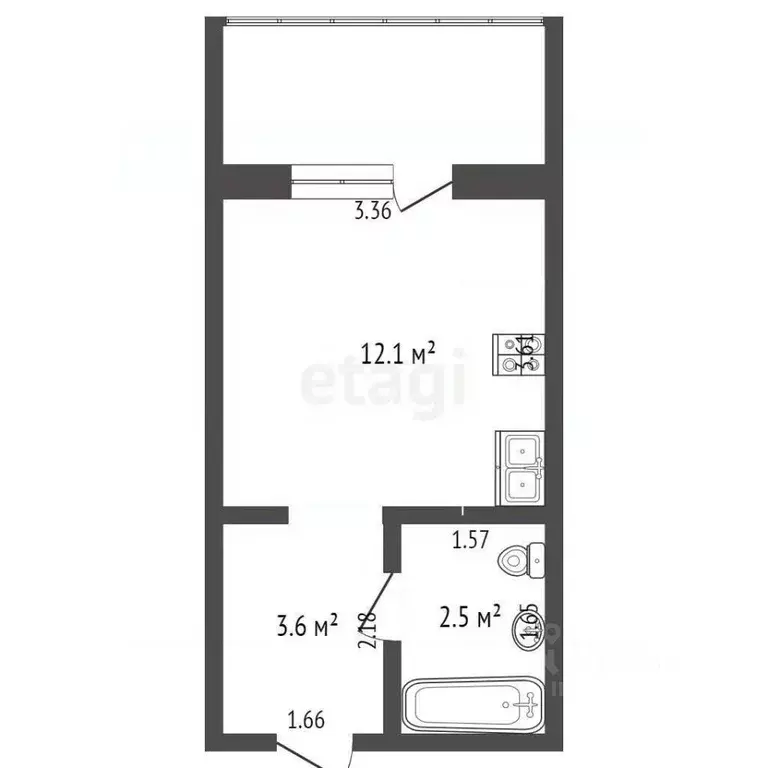 Студия Краснодарский край, Анапа муниципальный округ, с. Сукко ул. ... - Фото 2