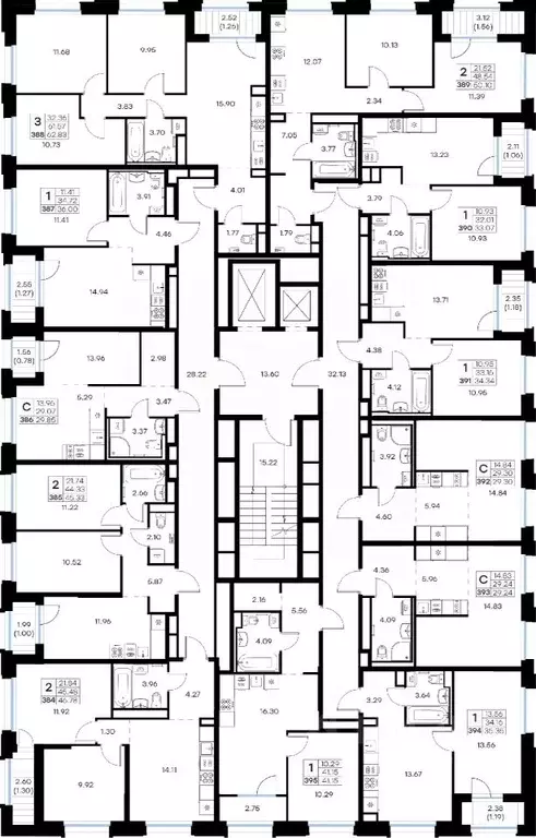 1-к кв. Мурманская область, Мурманск Долина Уюта тер.,  (33.07 м) - Фото 2