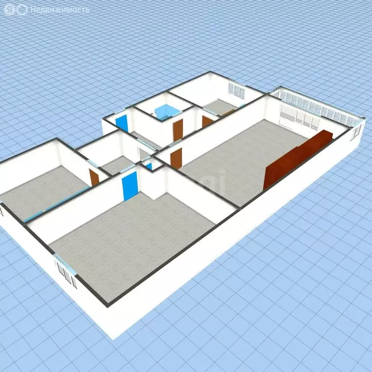 3-комнатная квартира: Губкин, улица Лазарева, 8 (61.1 м) - Фото 2