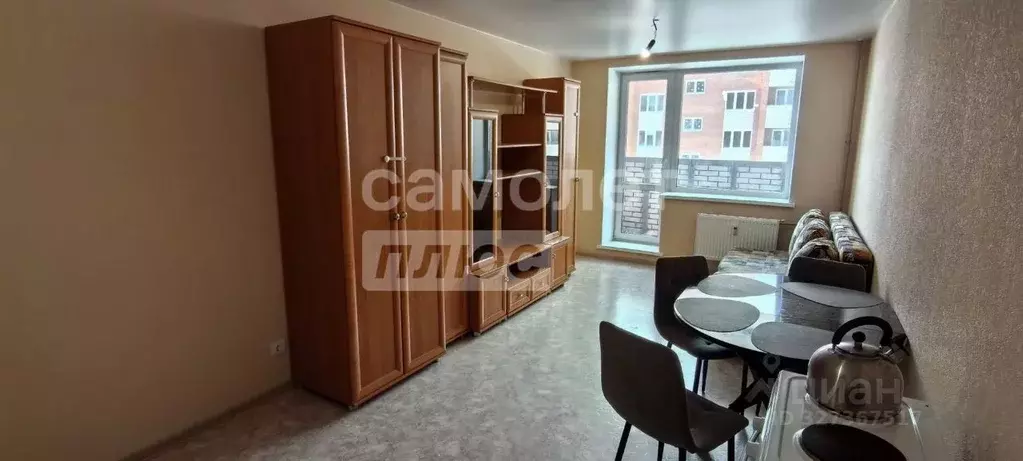 Студия Омская область, Омск ул. 1-ой Красной Звезды, 65 (26.2 м) - Фото 1